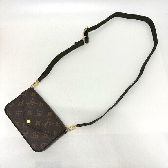 Authentic LOUIS VUITTON M80091 Monogram Multi-Pochette-Felicie pouch Shoulder Ba - Picture 7 of 15
